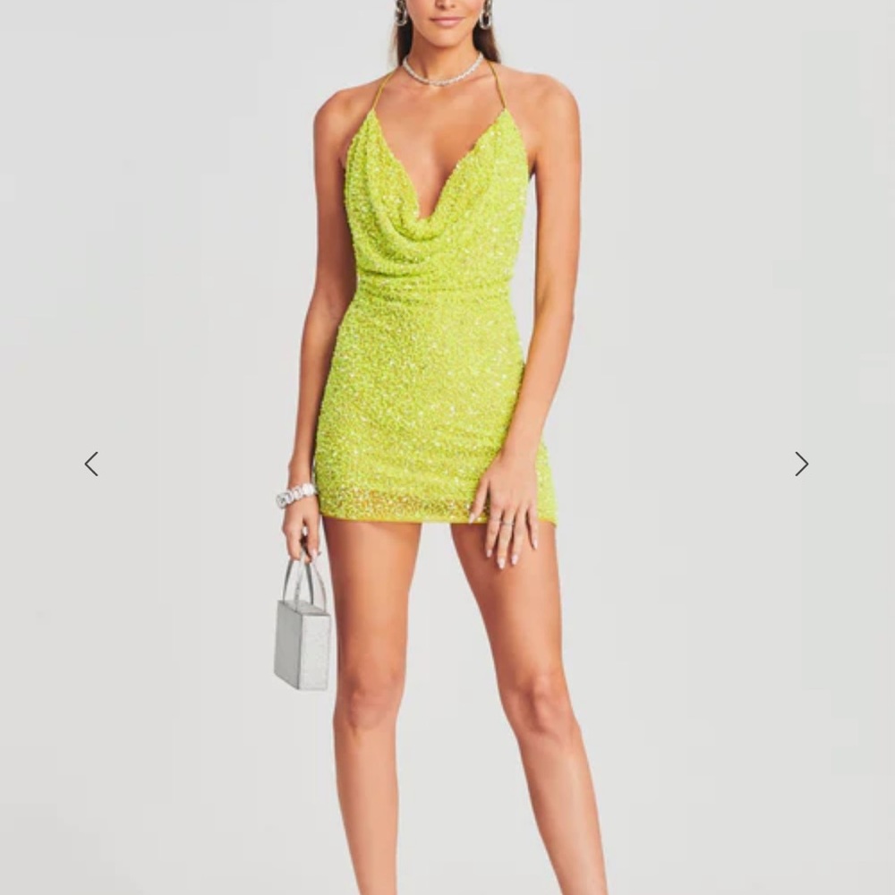 Mich Dress in Yellow